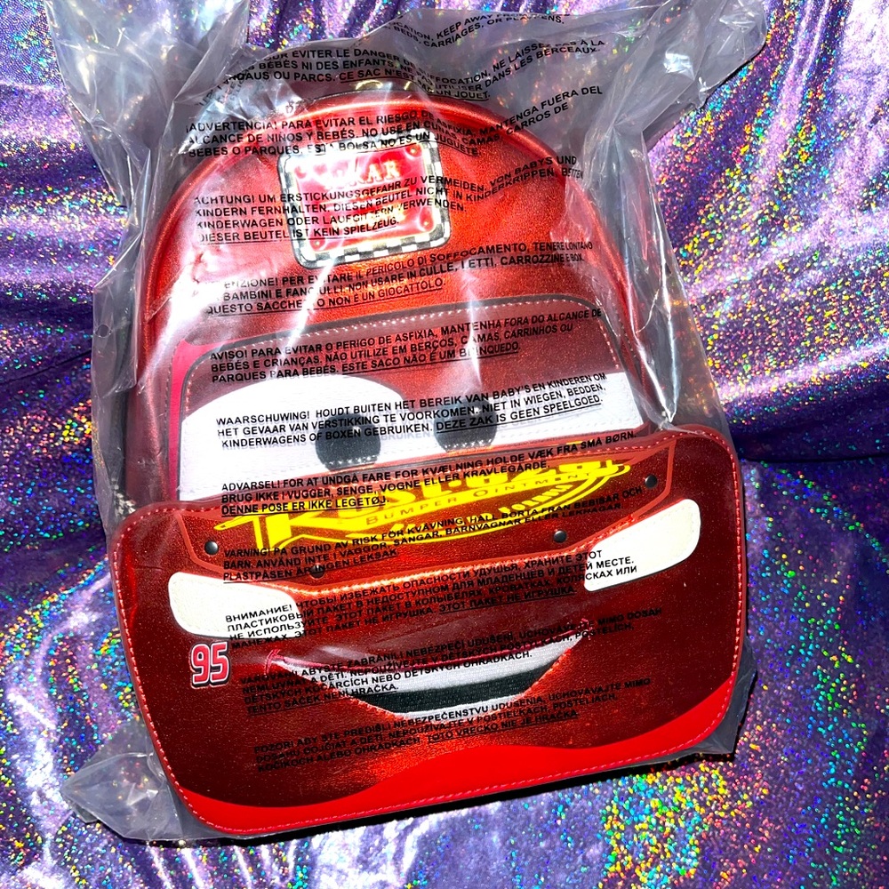 Limited Edition EXCLUSIVE Lightning McQueen Metallic Loungefly